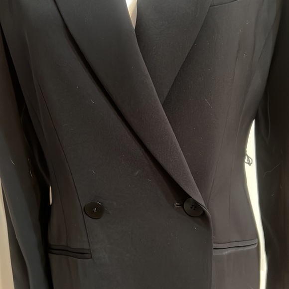 Long belted (or unbelted) blazer. - Picture 2 of 8